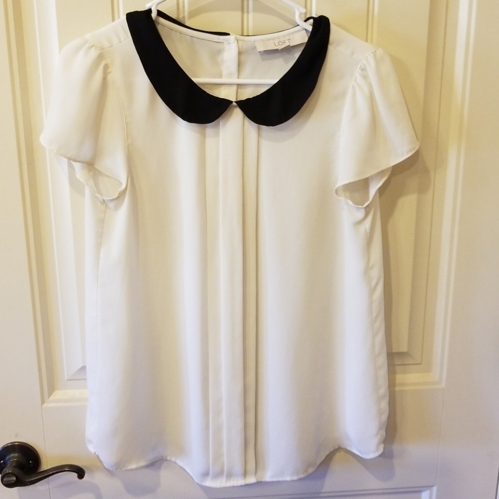 White collared blouse